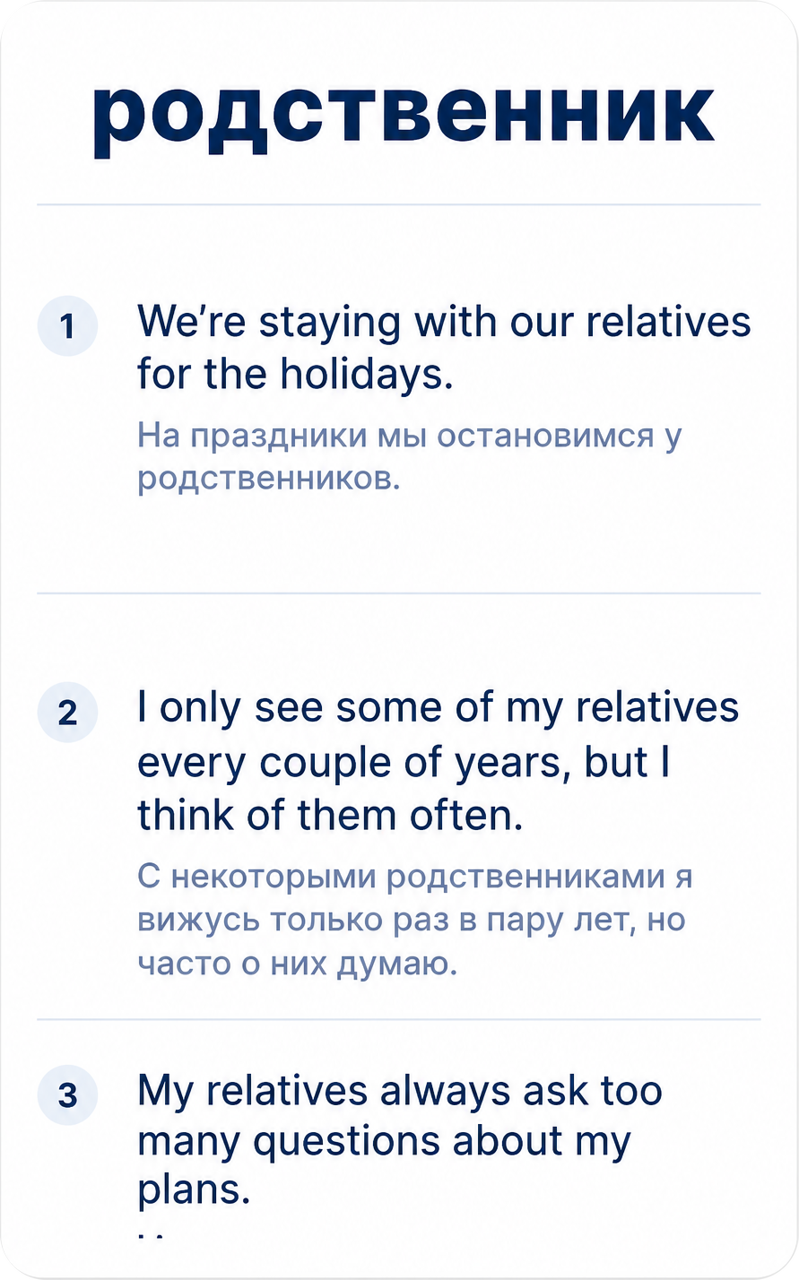 Обратная сторона карточки relative